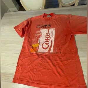 Vintage foreign Coca-Cola Red 'Always' Graphic Tee with Character Artwork